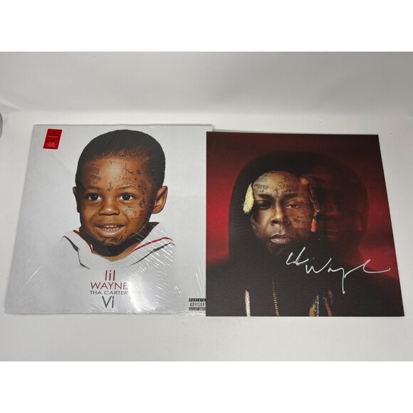 Lil Wayne Tha Carter VI 6 Red LP SIGNED Insert Vinyl Record Autographed Album - Picture 3 of 8